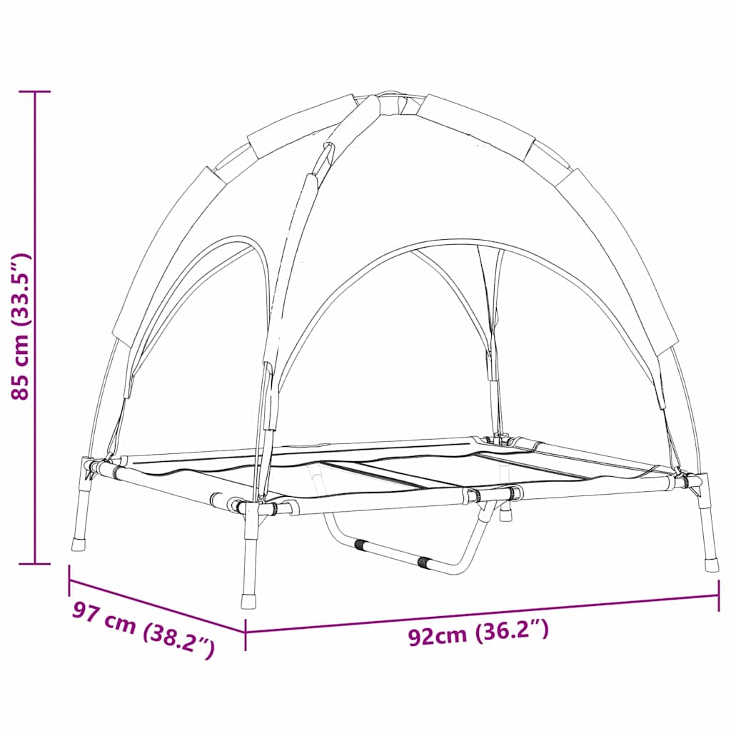 Cama Para Perro Manual Acero
