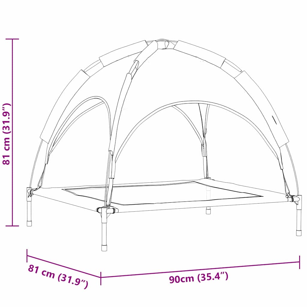 Cama Para Perro Manual Acero