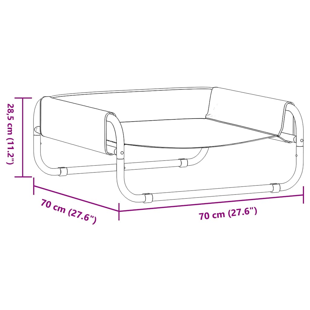 Cama Para Perro Manual Acero