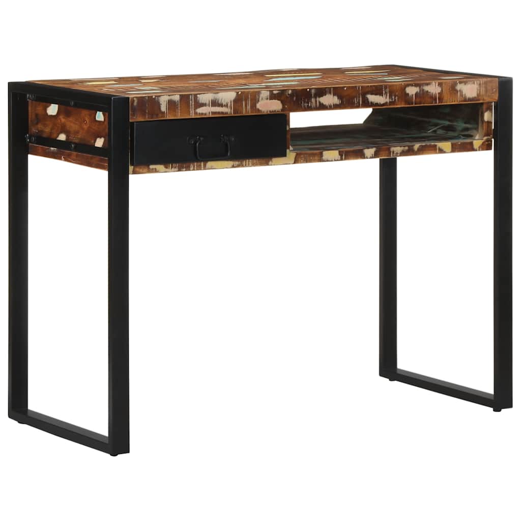 Escritorio 100X50X75 Cm Madera Maciza Mango