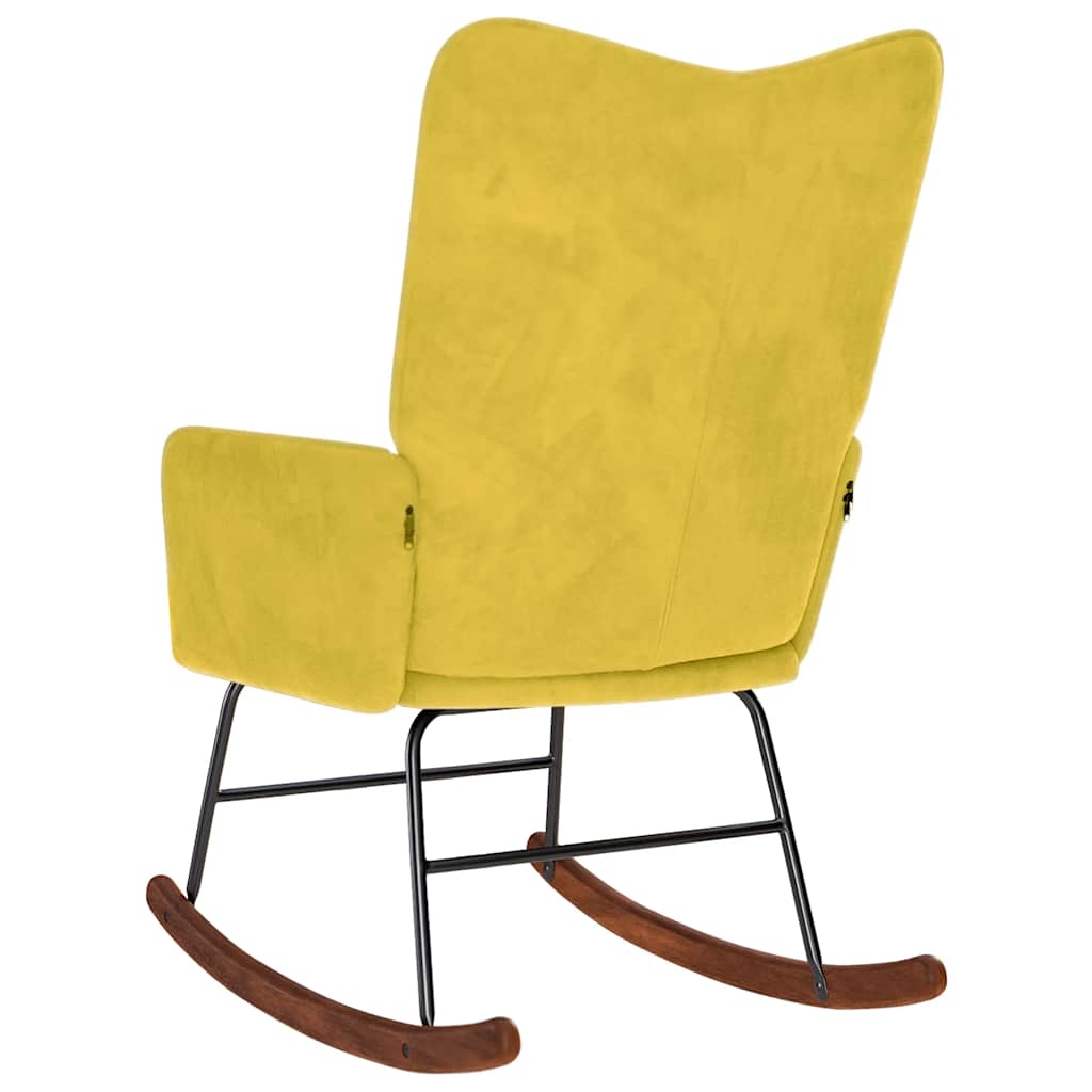 Silla Mecedora De Terciopelo