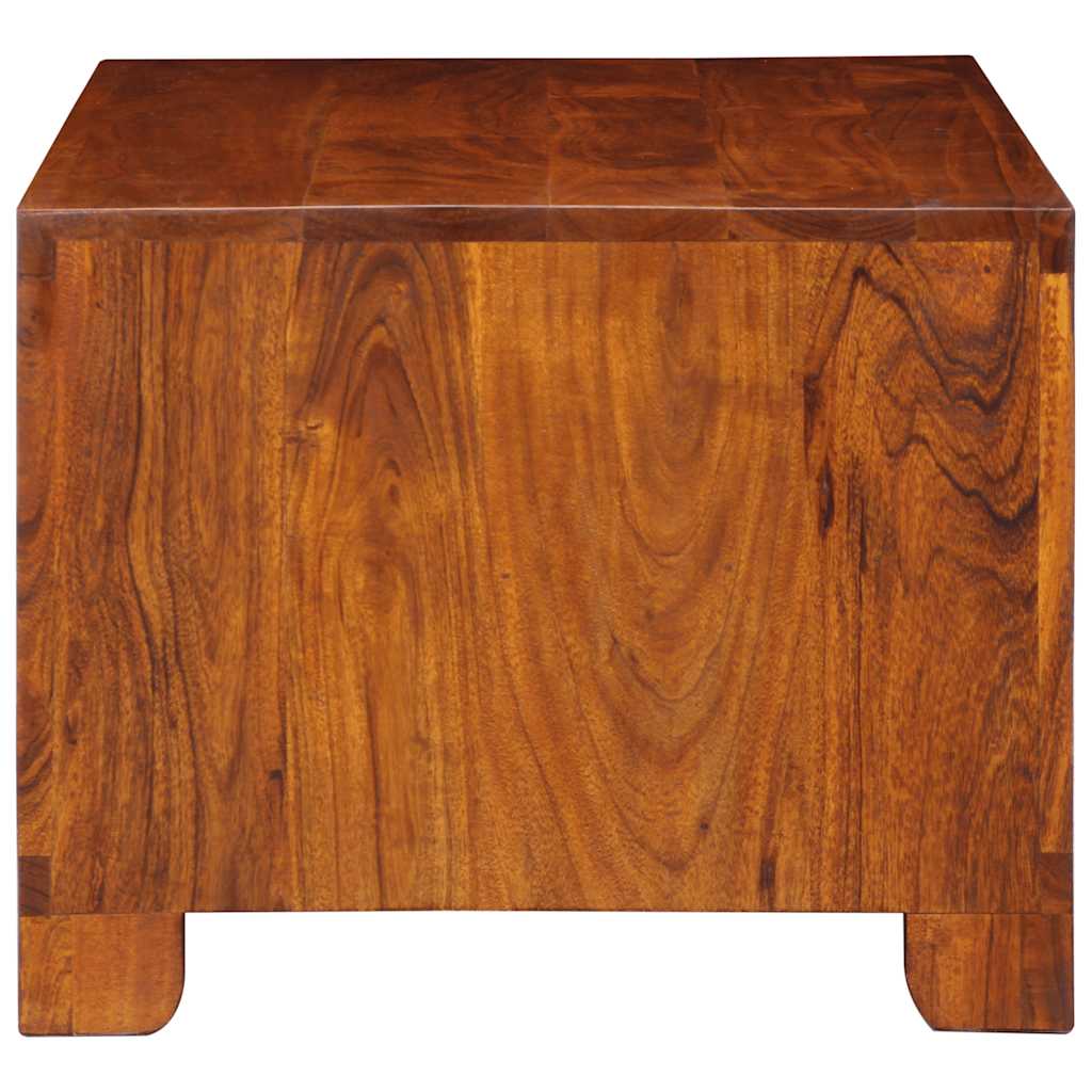 Mesa De Centro De Madera Maciza De Acacia 90X50X40 Cm