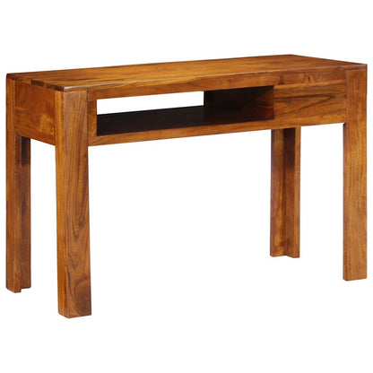 Escritorio Con Cajón Con Almacenamiento Marrón 110 X 50 X 73 Cm