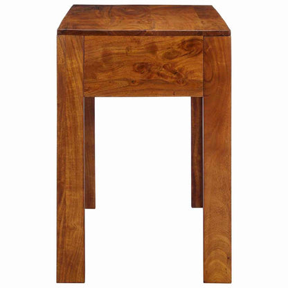 Escritorio Con Cajón Con Almacenamiento Marrón 110 X 50 X 73 Cm