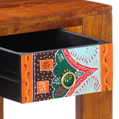 Escritorio Con Cajón Con Almacenamiento Marrón 100 X 50 X 75 Cm
