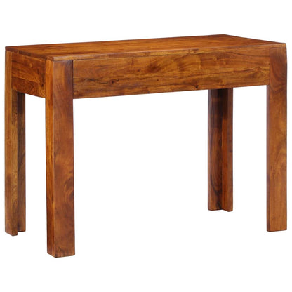 Escritorio Con Cajón Con Almacenamiento Marrón 100 X 50 X 75 Cm