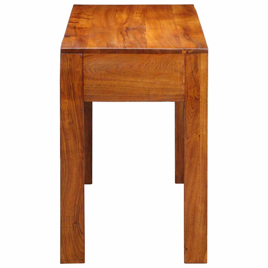 Escritorio Con Cajón Con Almacenamiento Marrón 100 X 50 X 75 Cm