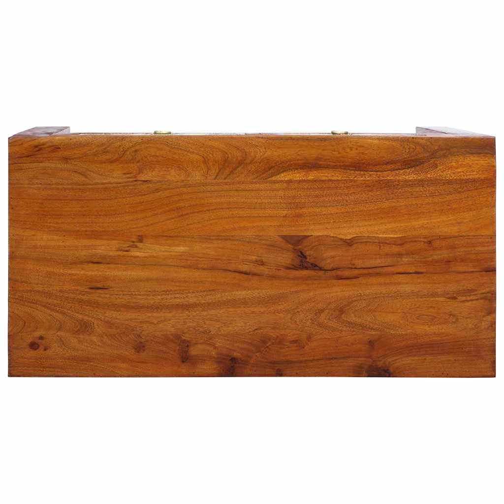 Escritorio Con Cajón Con Almacenamiento Marrón 100 X 50 X 75 Cm