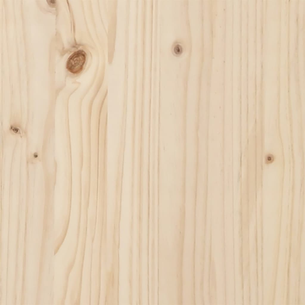 Cama Extralarga Sin Colchón Madera Maciza De Pino