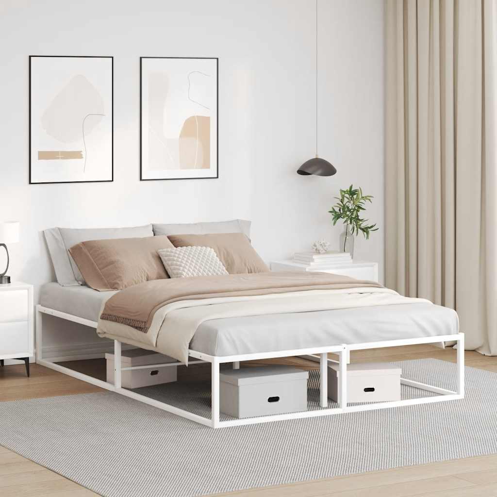 Estructura De Cama Sin Colchón De Metal