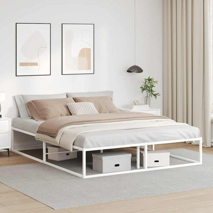 Estructura De Cama Sin Colchón De Metal