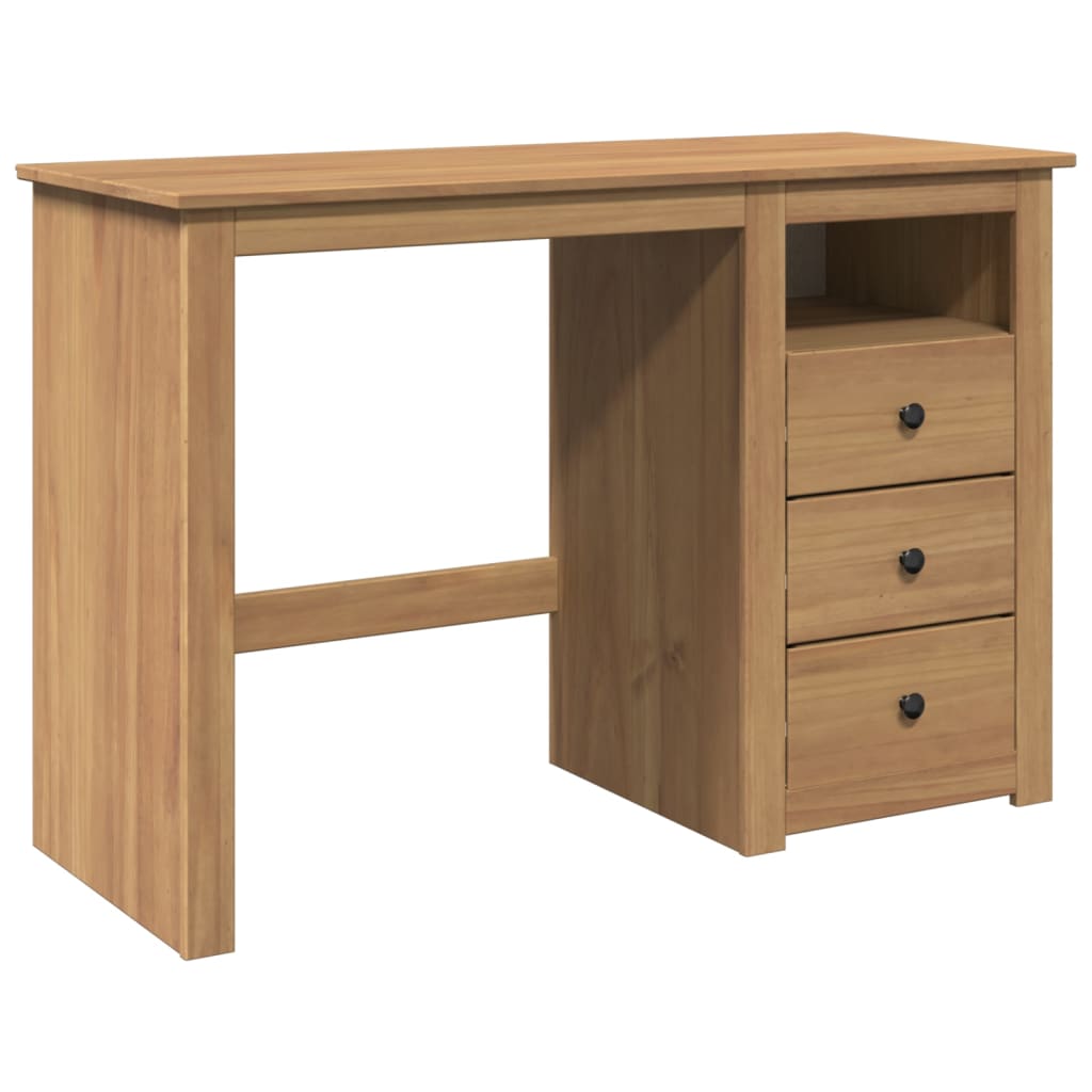 Escritorio Panama Madera Maciza De Pino 112X45X75 Cm