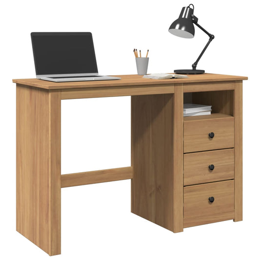 Escritorio Panama Madera Maciza De Pino 112X45X75 Cm