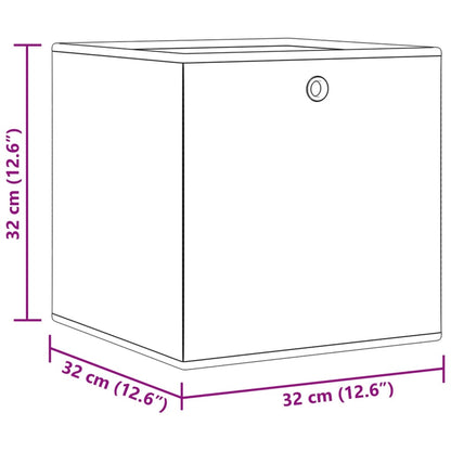 Cajas Almacenaje Plegables 10 Uds No Tejida 32X32X32 Cm