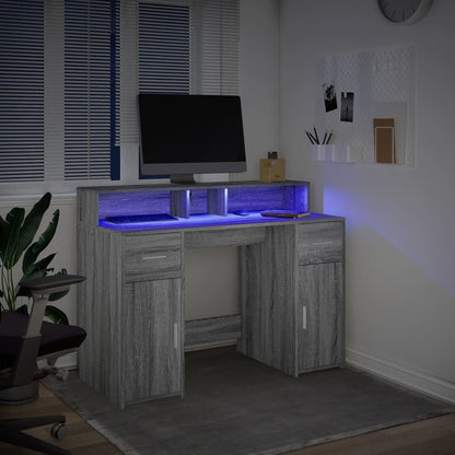 Escritorio Con Led Madera Ingeniería