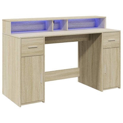 Escritorio Con Led Madera Ingeniería