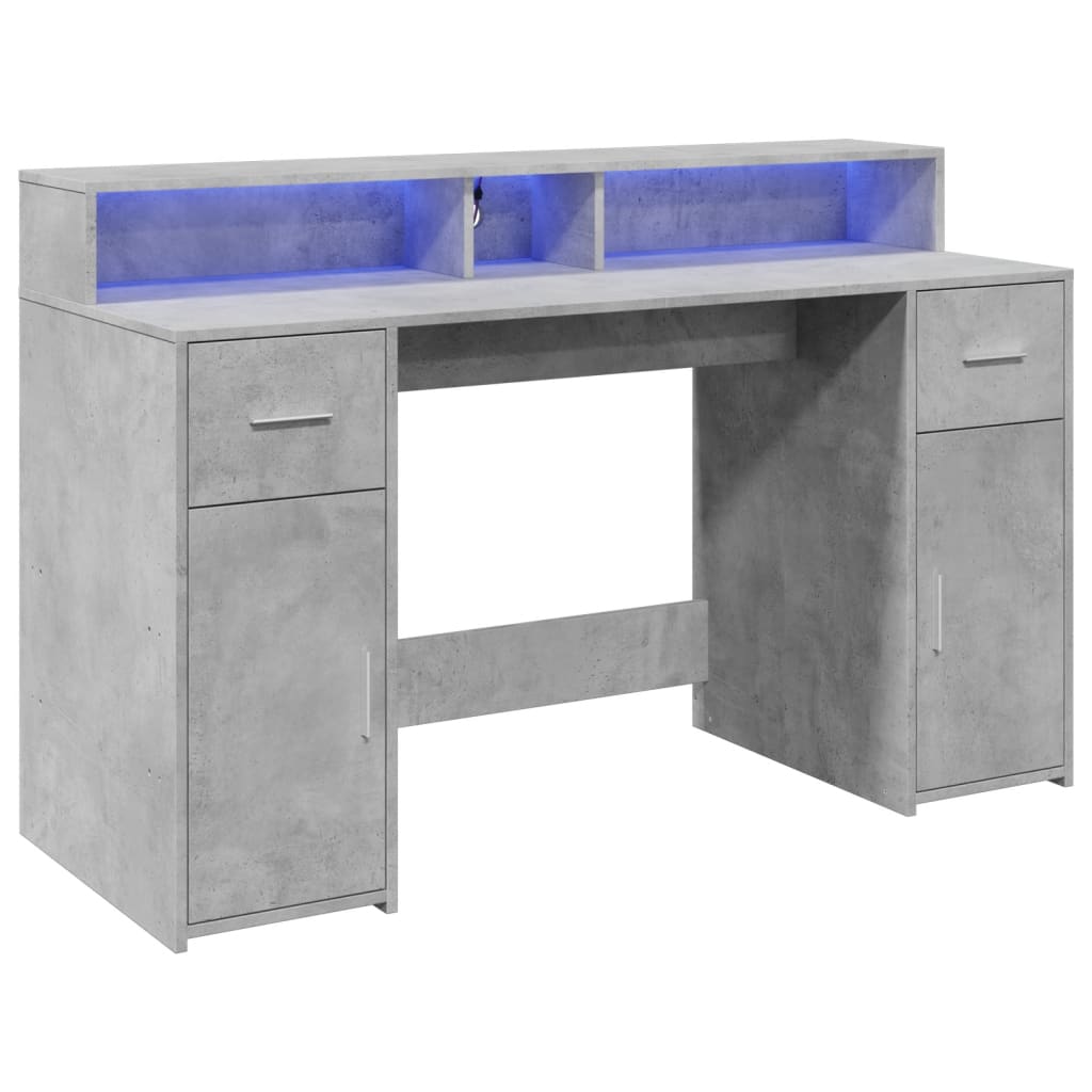 Escritorio Con Led Madera Ingeniería