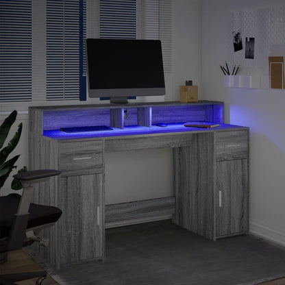 Escritorio Con Led Madera Ingeniería