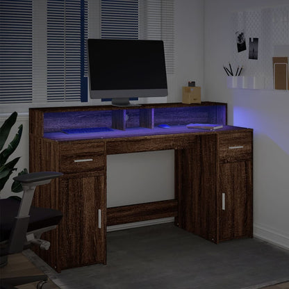 Escritorio Con Led Madera Ingeniería