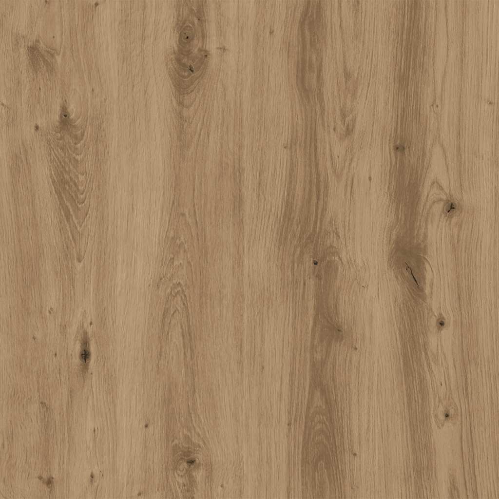 Escritorio Con Led Madera Ingeniería Roble Artisian 140X55X91Cm