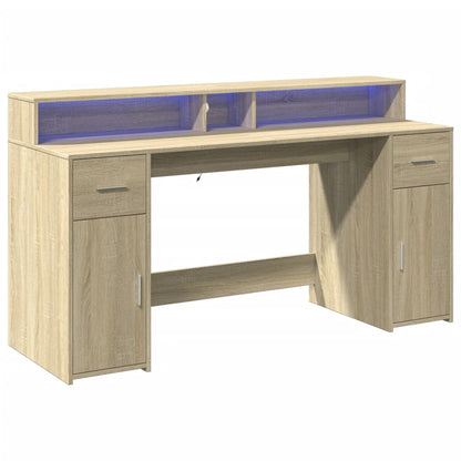Escritorio Con Led Madera Ingeniería