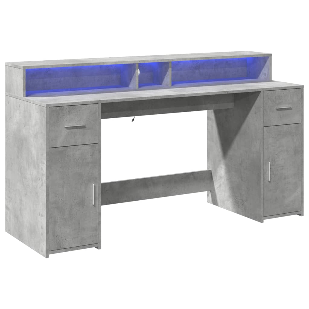 Escritorio Con Led Madera Ingeniería