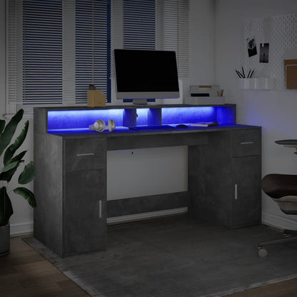 Escritorio Con Led Madera Ingeniería