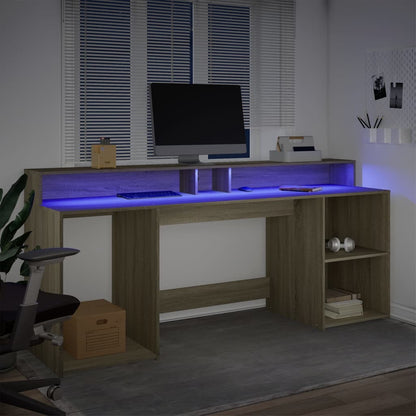 Escritorio Con Led Madera Ingeniería