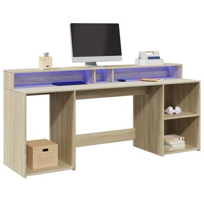 Escritorio Con Led Madera Ingeniería