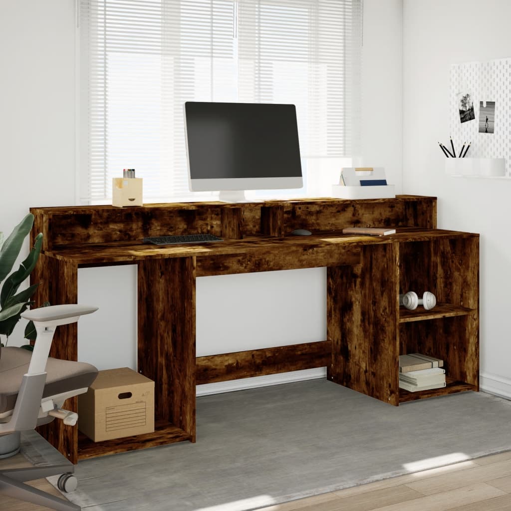 Escritorio Con Led Madera Ingeniería