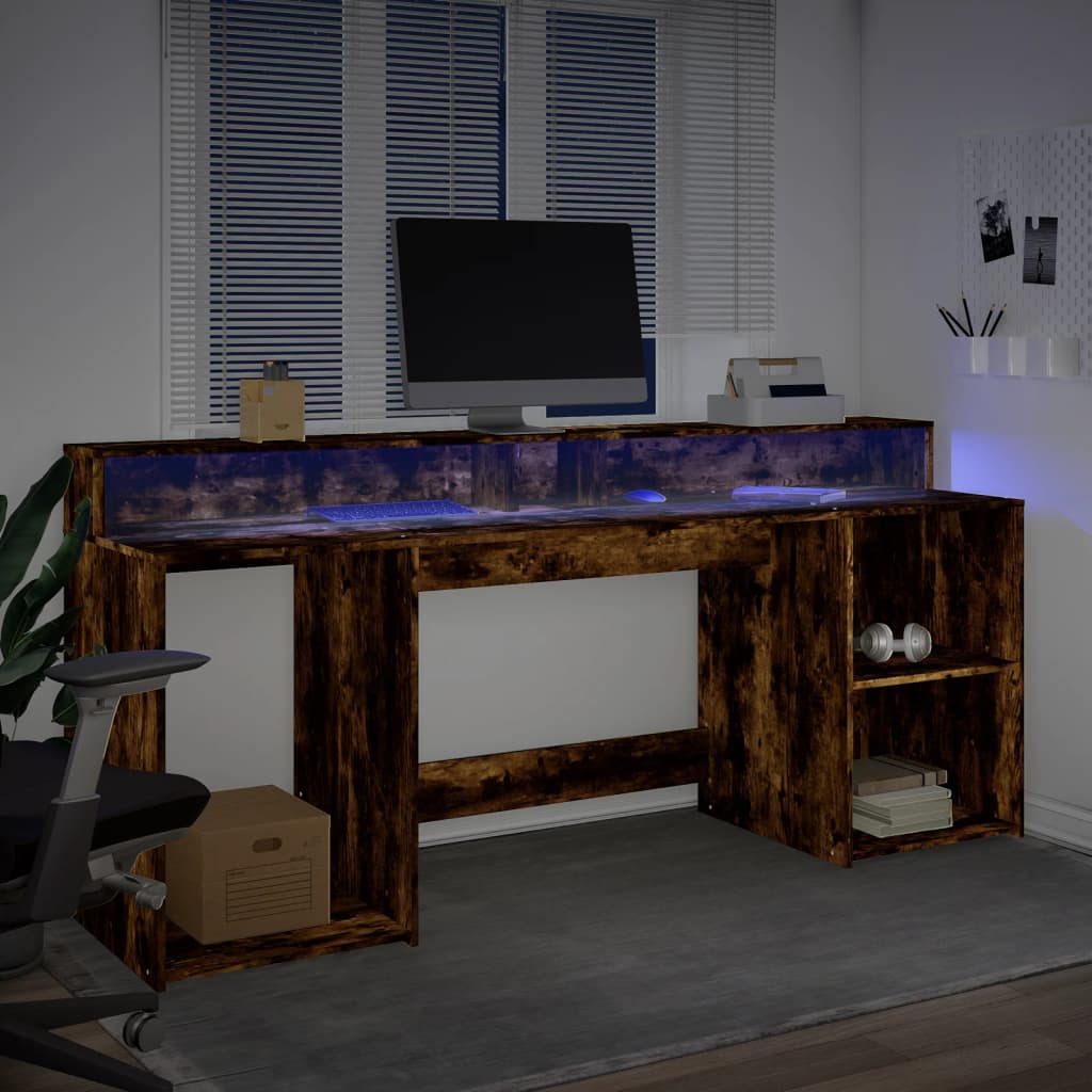Escritorio Con Led Madera Ingeniería