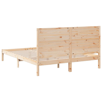 Cama Extralarga Sin Colchón Madera Maciza
