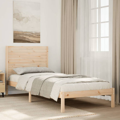 Cama Extralarga Sin Colchón Madera Maciza