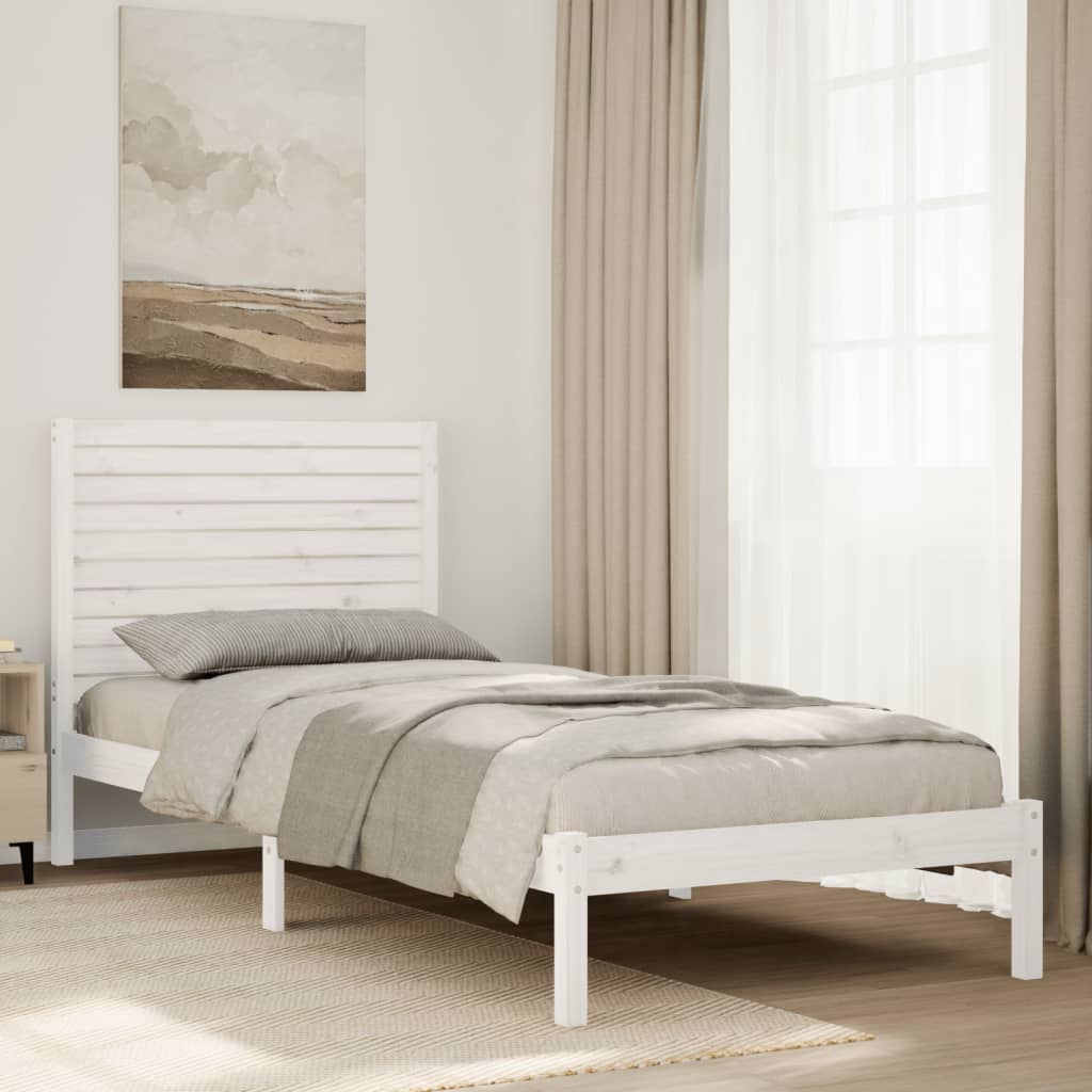 Cama Extralarga Sin Colchón Madera Maciza