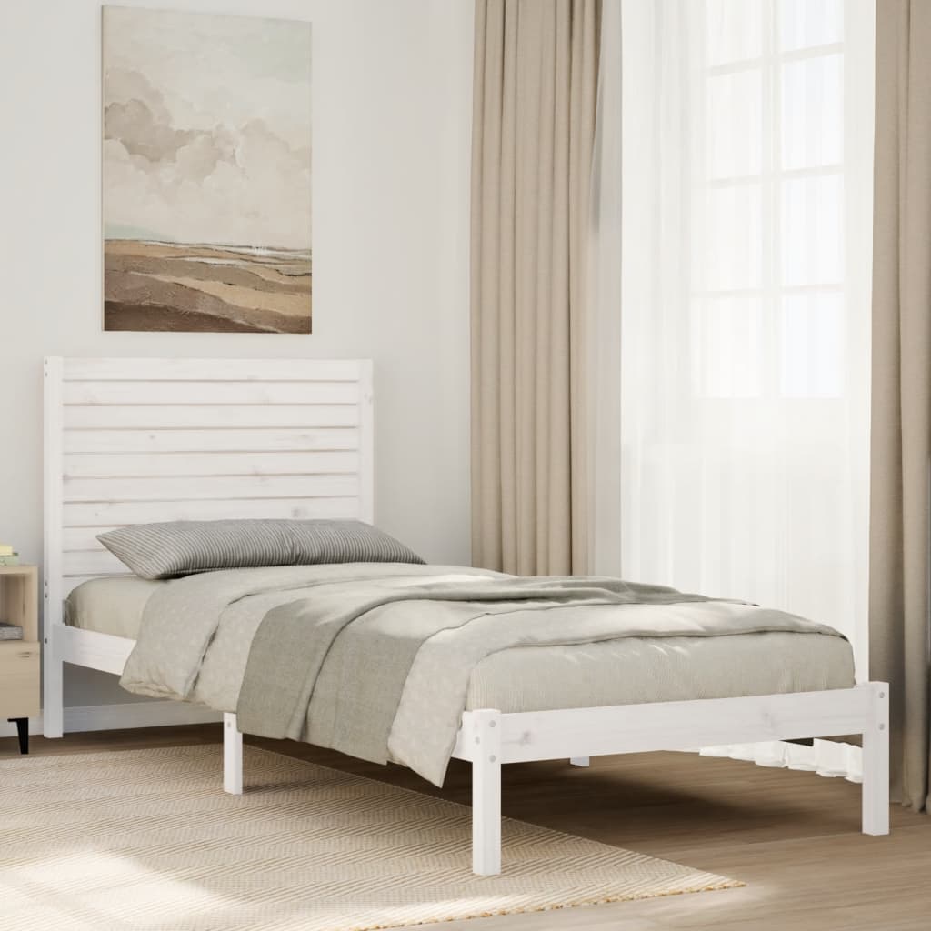 Cama Extralarga Sin Colchón Madera Maciza