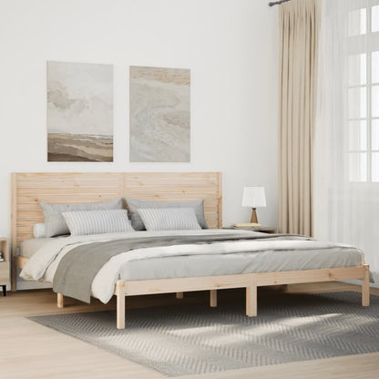 Cama Extralarga Sin Colchón Madera Maciza