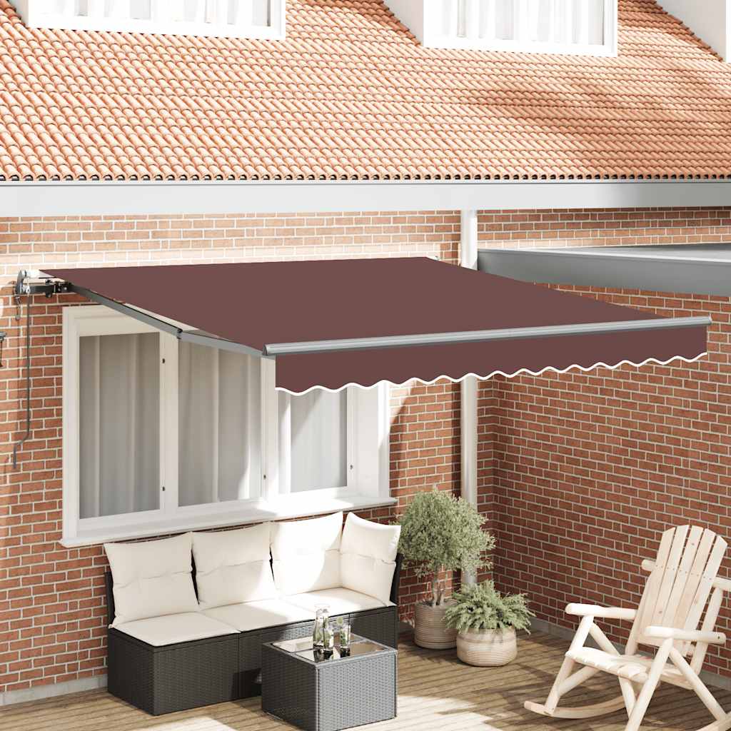 Toldo Retráctil Automático Gris