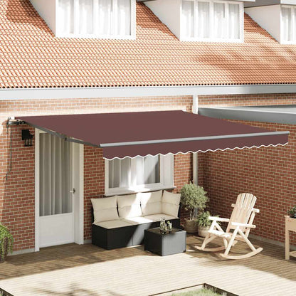 Toldo Retráctil Automático Gris