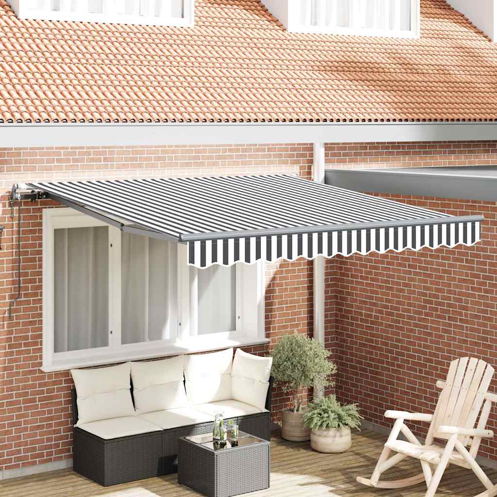 Toldo Retráctil Automático Gris