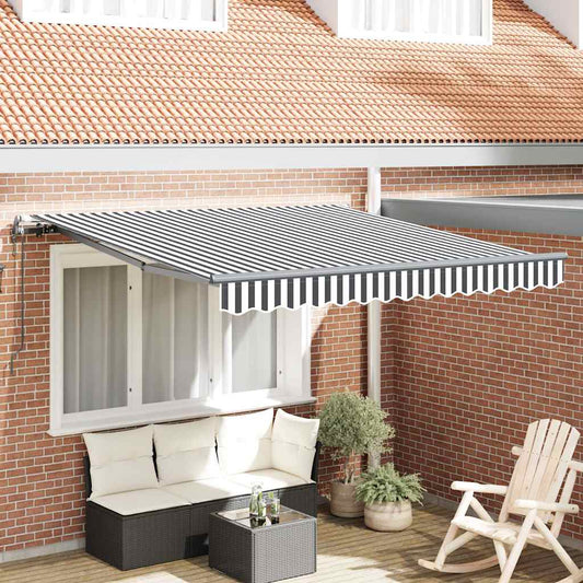 Toldo Retráctil Automático Gris