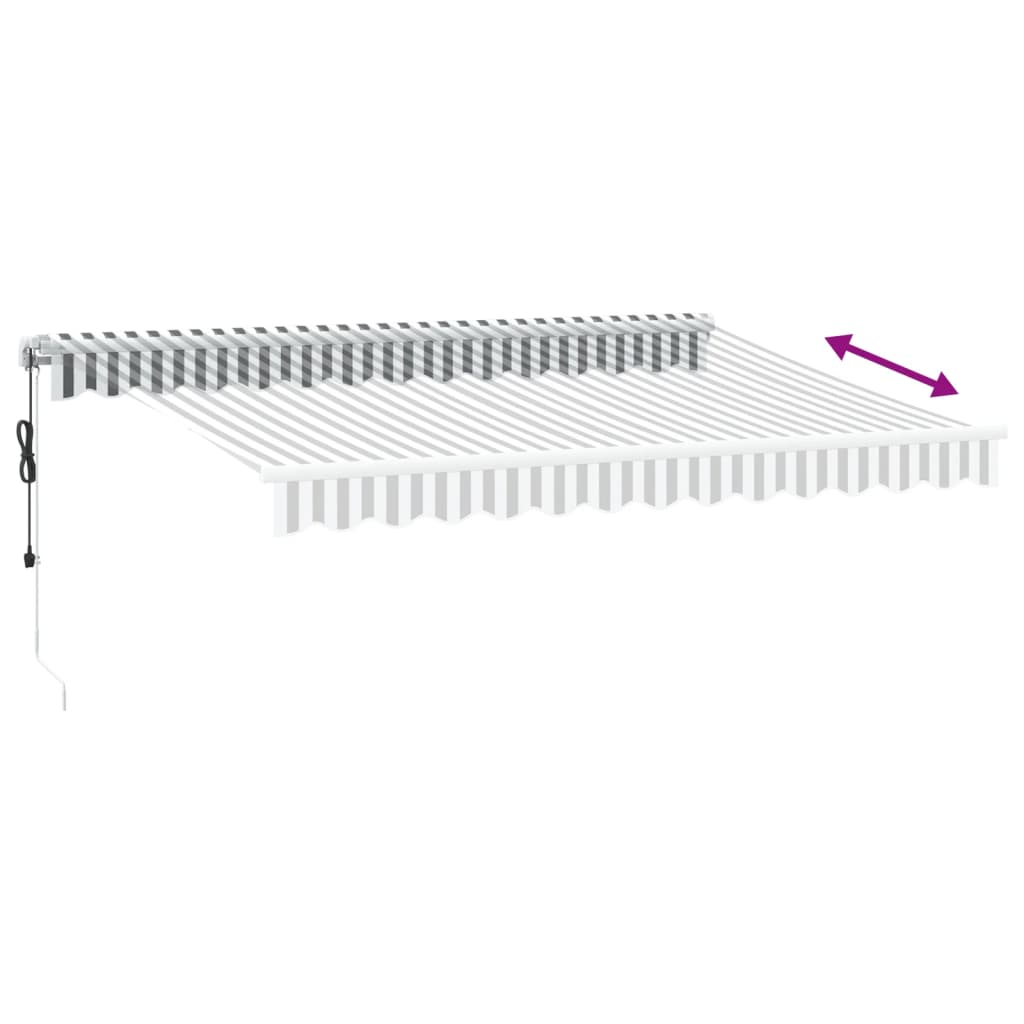 Toldo Retráctil Automático Gris