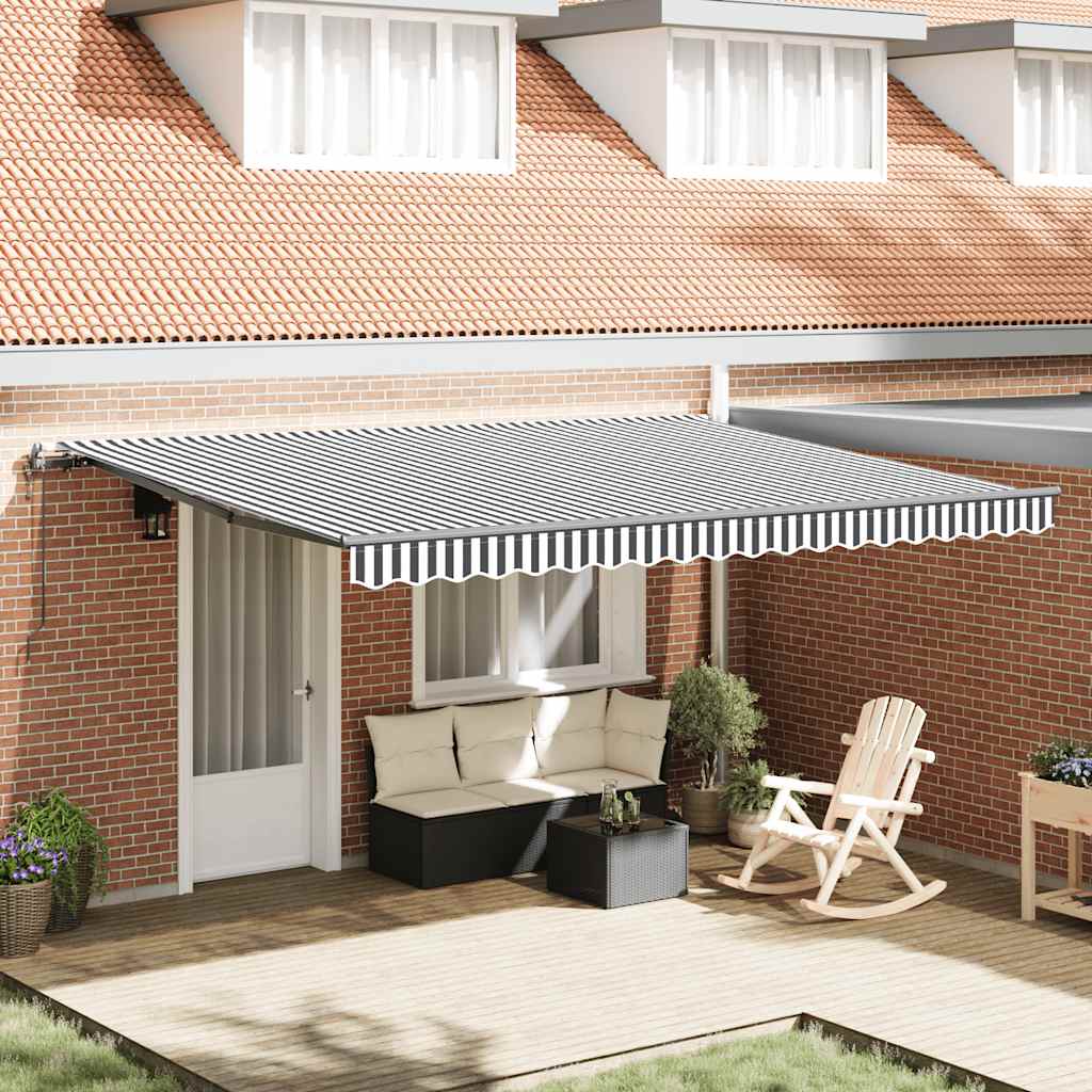 Toldo Retráctil Automático Gris