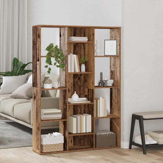 Divisor De Espacios/Estantería Aglomerado Madera Vieja