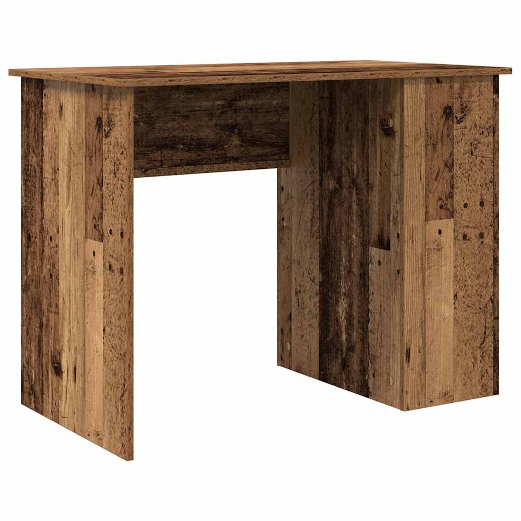 Escritorio De Madera De Ingeniería Envejecida 100X55X75 Cm
