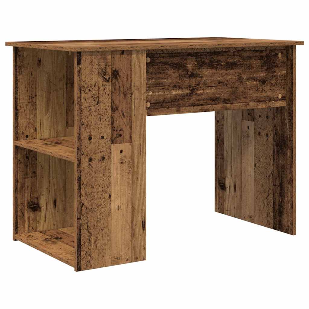 Escritorio De Madera De Ingeniería Envejecida 100X55X75 Cm