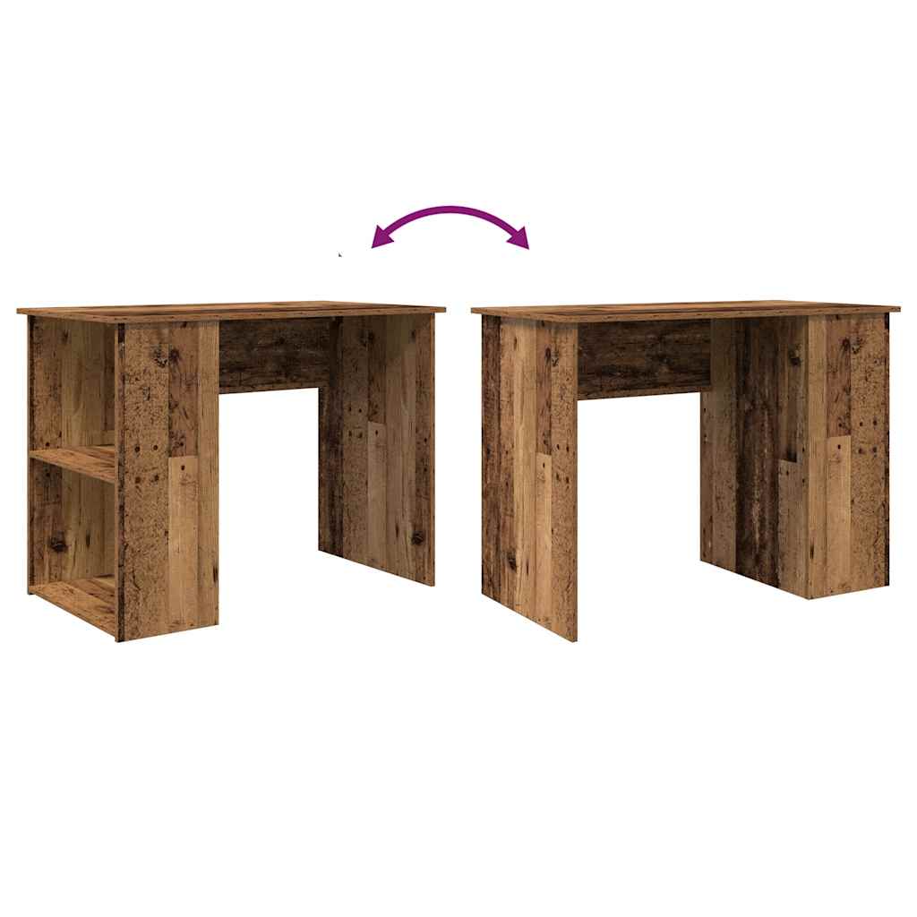 Escritorio De Madera De Ingeniería Envejecida 100X55X75 Cm