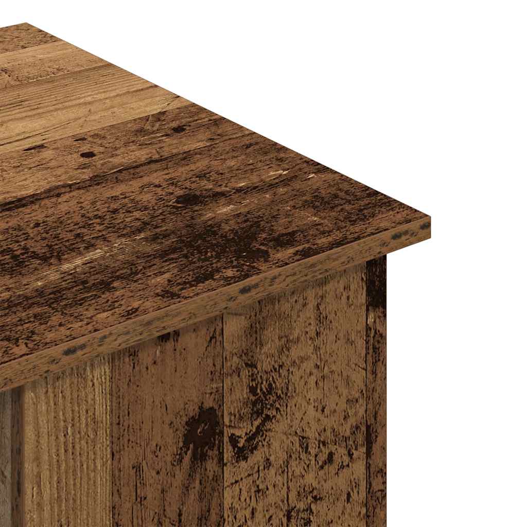 Escritorio De Madera De Ingeniería Envejecida 100X55X75 Cm