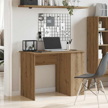 Escritorio De Madera De Ingeniería Envejecida 100X55X75 Cm