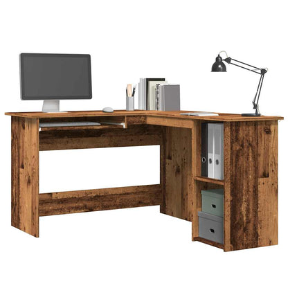 Escritorio De Esquina Madera Contrachapada 120X140X75 Cm