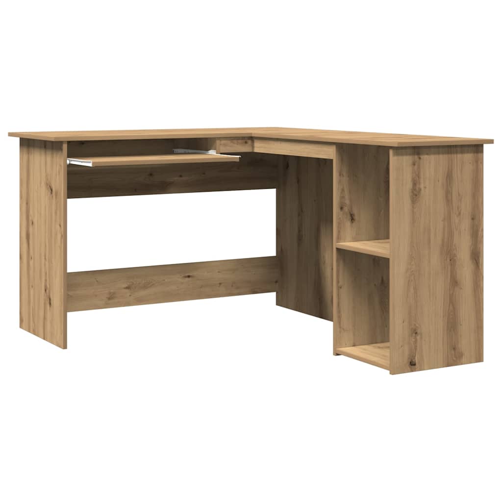 Escritorio De Esquina Madera Contrachapada 120X140X75 Cm